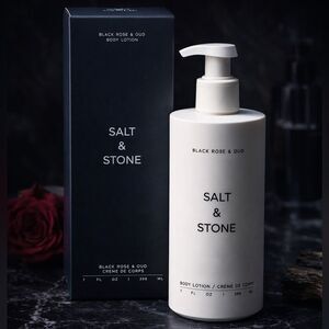 Salt & Stone Black Rose & Oud Body Lotion 7oz NEW in Box